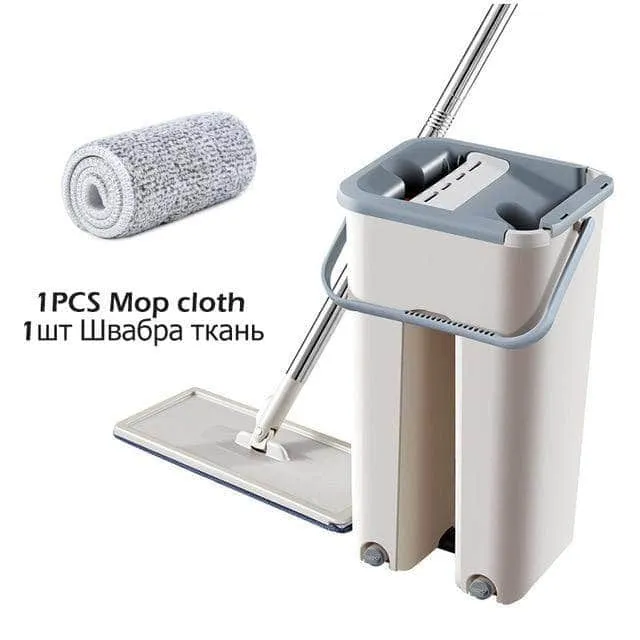 Spray Cleaning Mops with Bucket Flat Squeeze