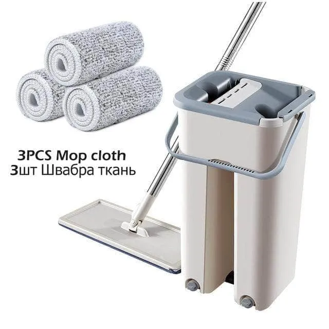 Spray Cleaning Mops with Bucket Flat Squeeze