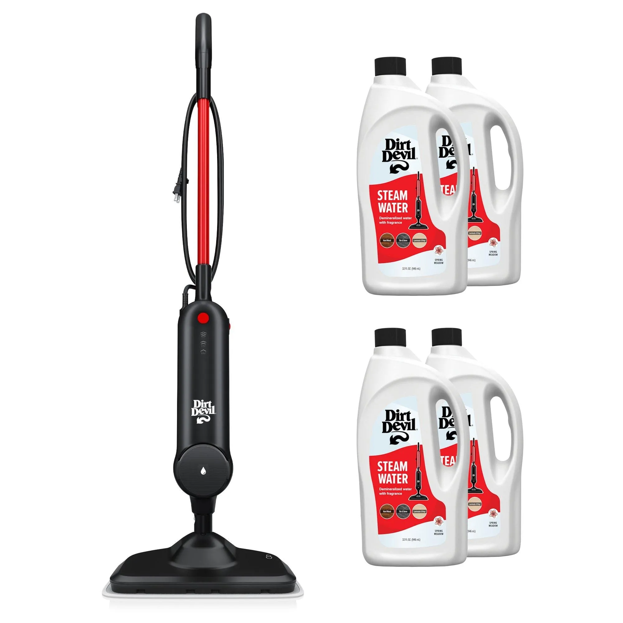 Steam Mop   Steam Water (4-Pack) Bundle