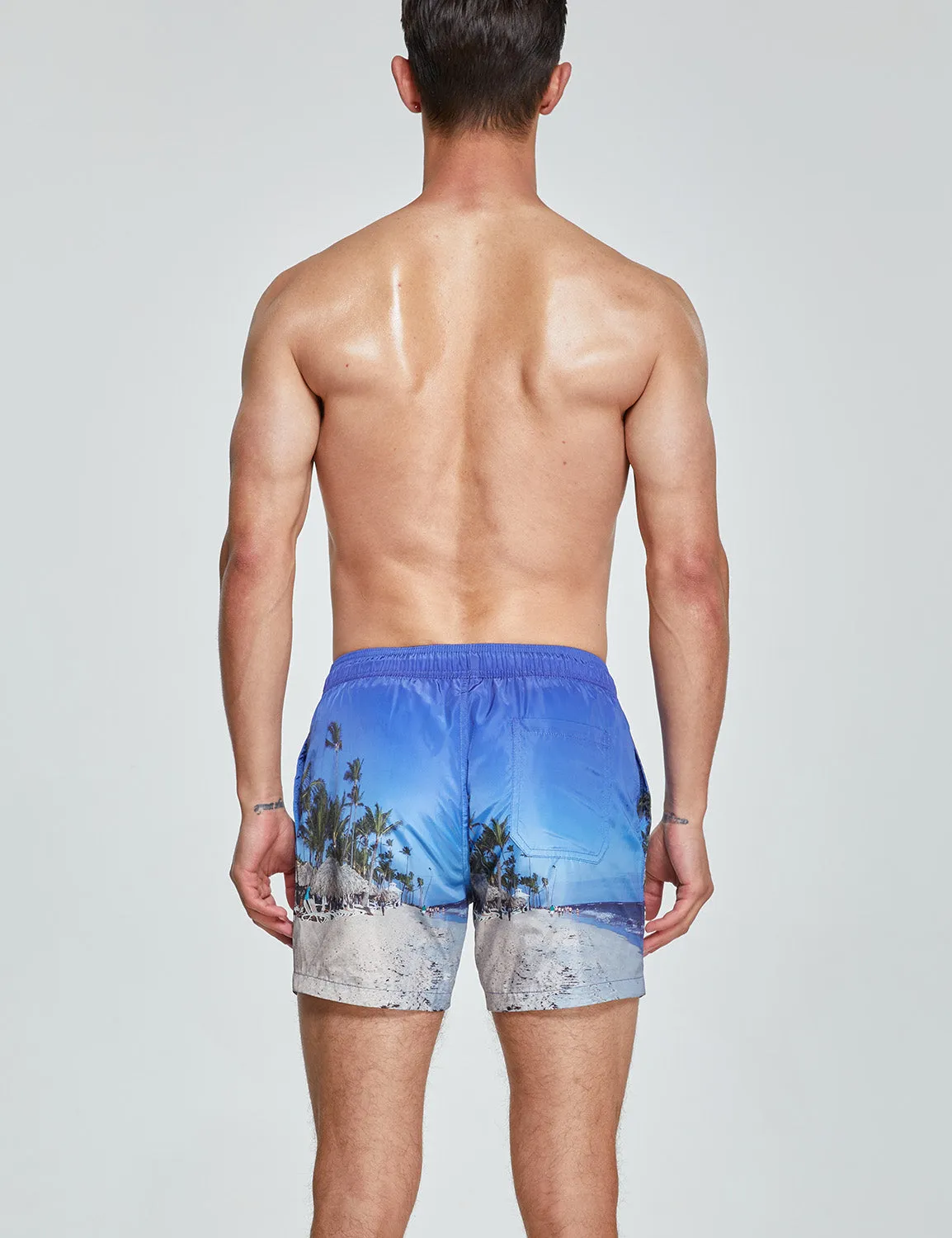 Swim Shorts 231301 with Quick-Dry in Blue Ocean