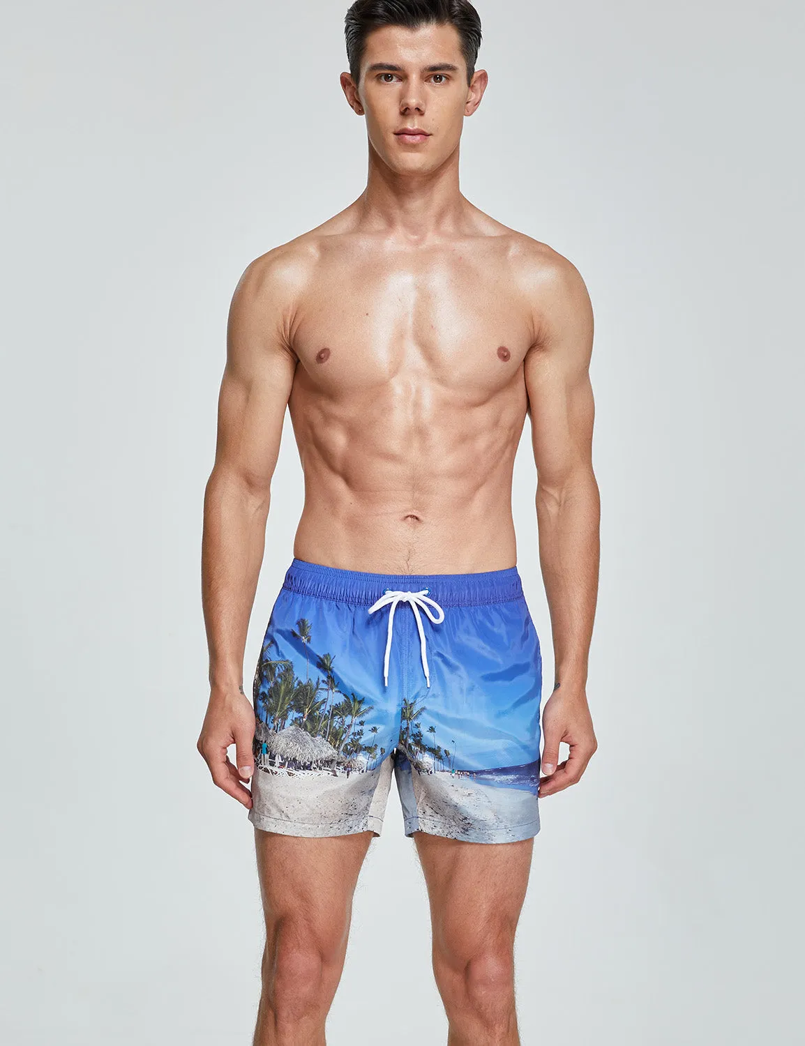 Swim Shorts 231301 with Quick-Dry in Blue Ocean