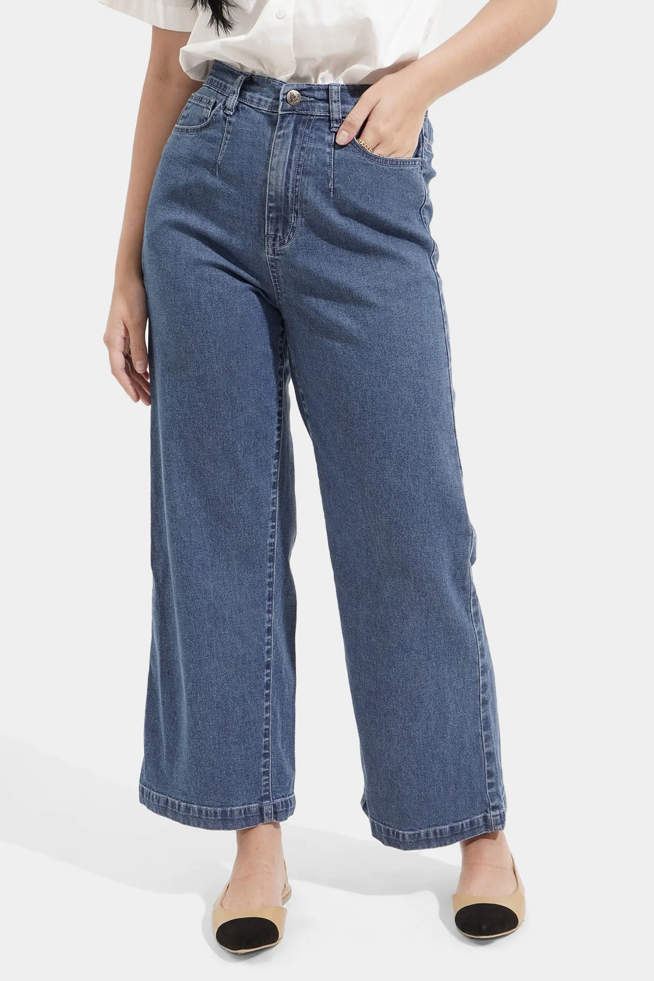 Wide Leg Cozy Jeans