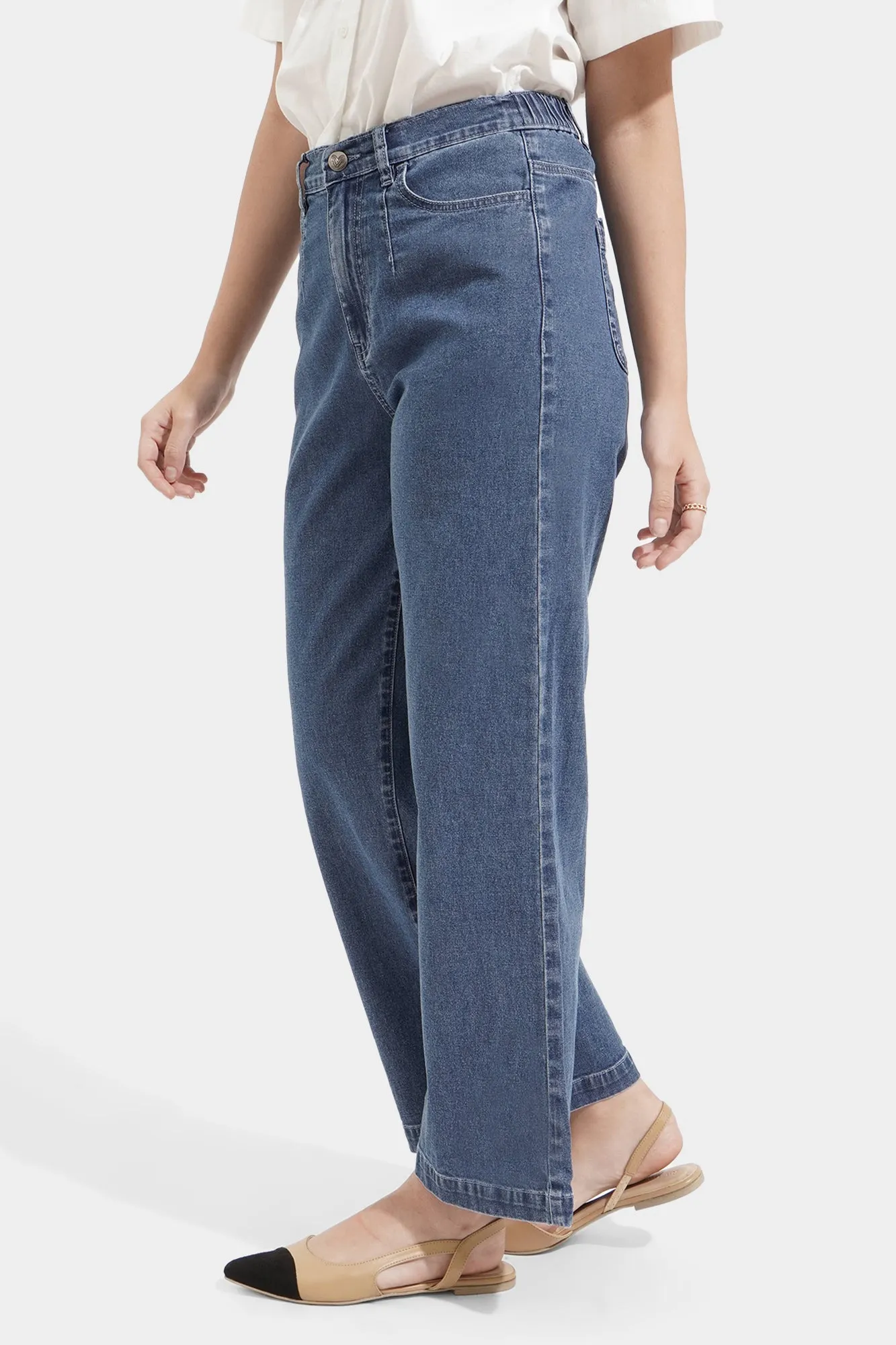 Wide Leg Cozy Jeans