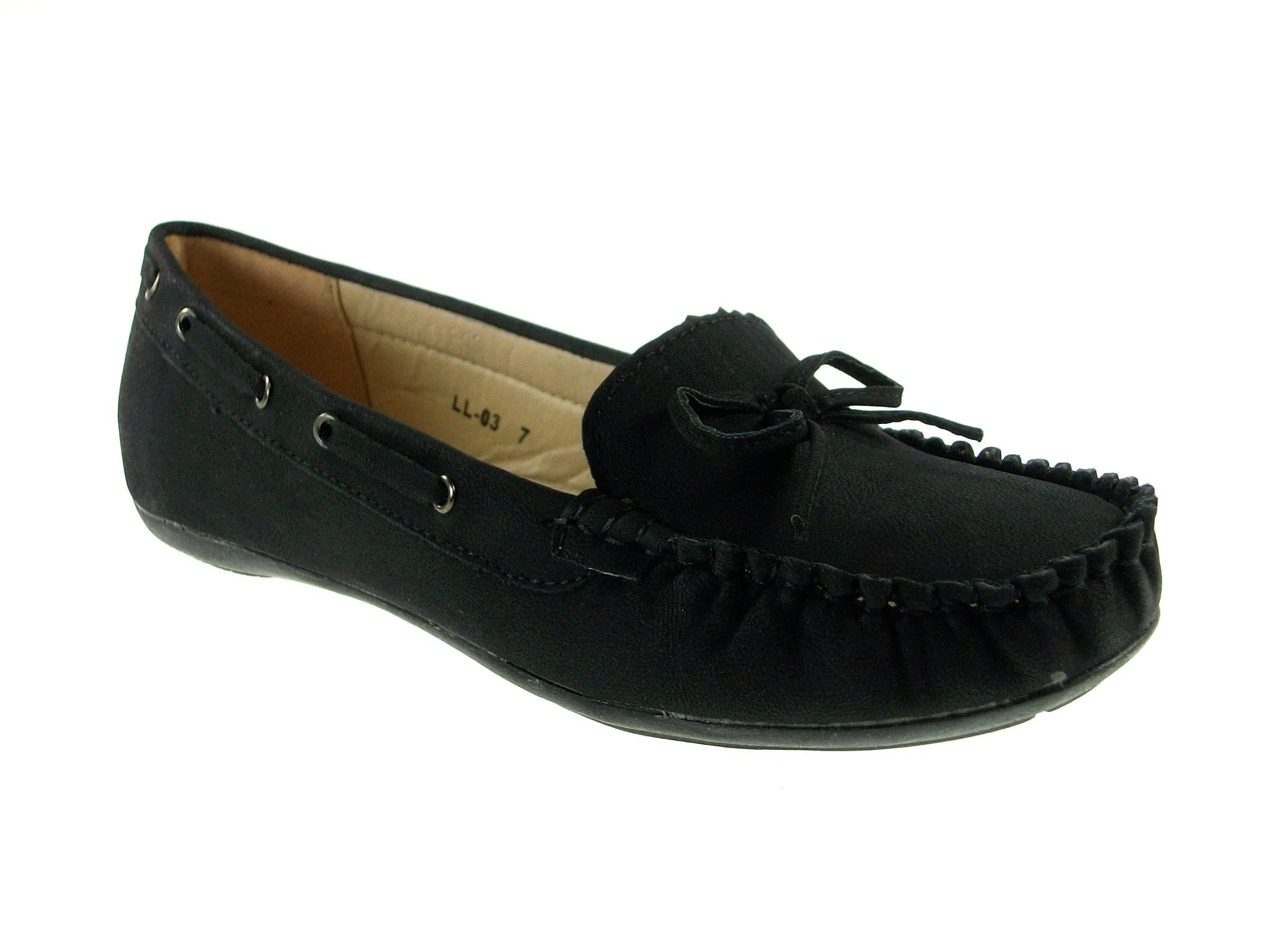 Women's LL03 Moccasin Slip On Comfot Flat Shoes